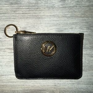 Michael Kors Black Leather Card Holder